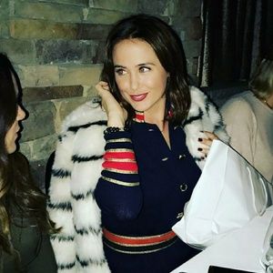 FAUX FUR CROPPED AMUSE JACKET NWT!!